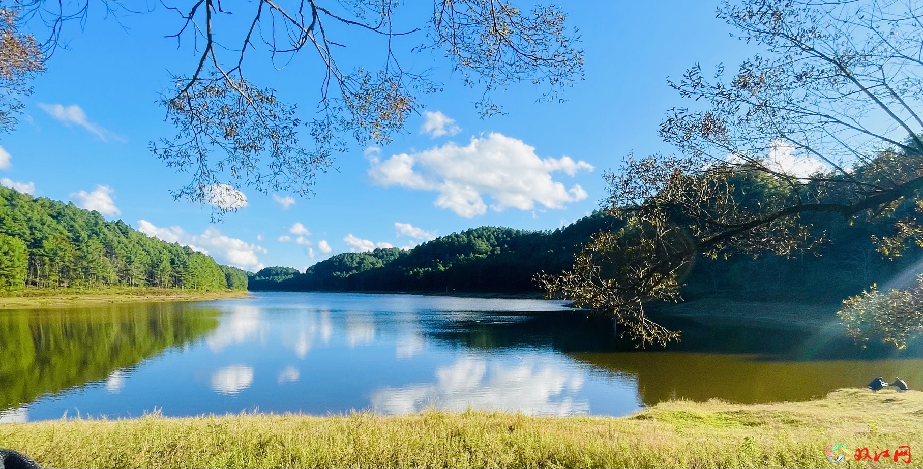 醉美秋色里的大浪坝森林湖景区